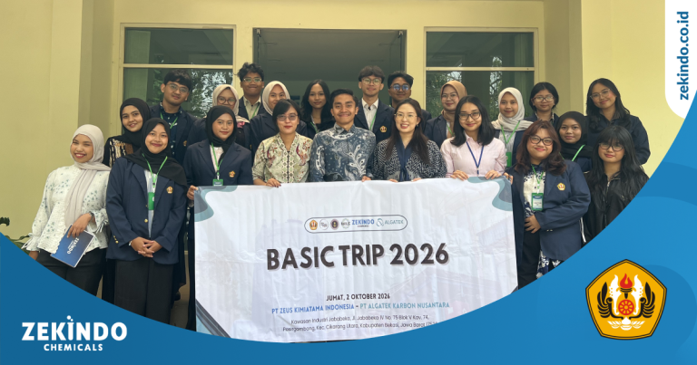 PT Zeus Kimiatama Indonesia Facilitates Study Visit for FPIK Unpad Students at Its Incubated Start-up, PT Algatek Karbon Nusantara
